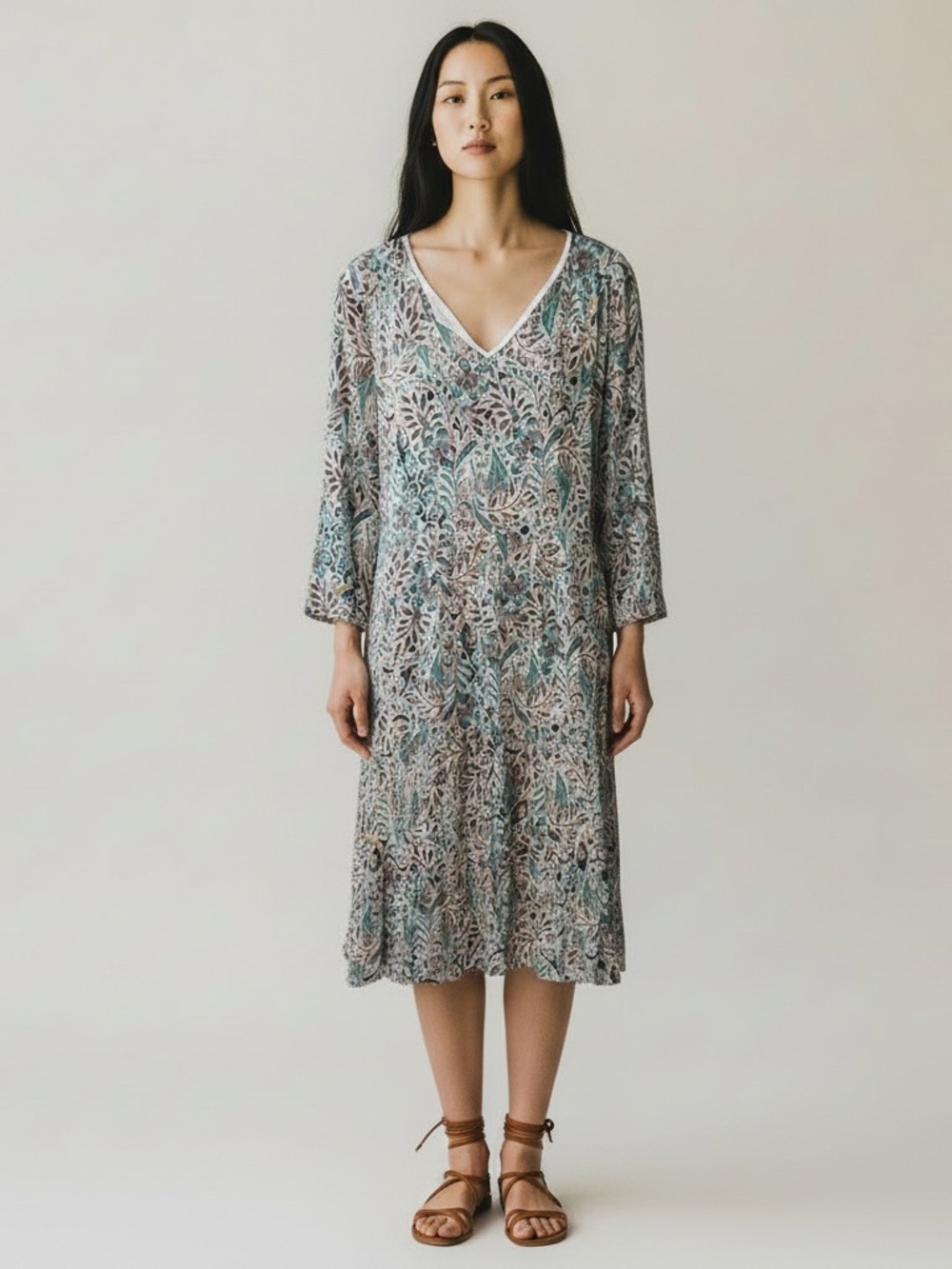 *NWT Lucky Brand Womens XL Tiered Maxi Dress Floral  w/ Belt Cottagecore
